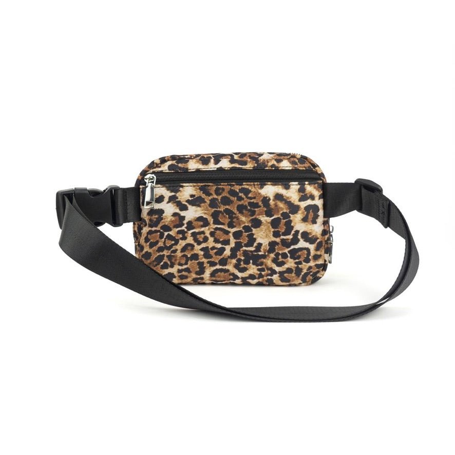 Dixie Nylon Belt/Crossbody Bag - Leopard preneLOVE®