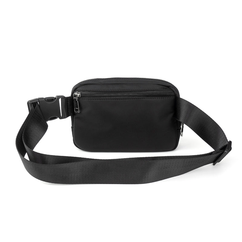 Delta Belt/Crossbody Bag - Black - Prenelove Black