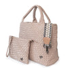 London Woven Large Tote - Dusty Pink preneLOVE®
