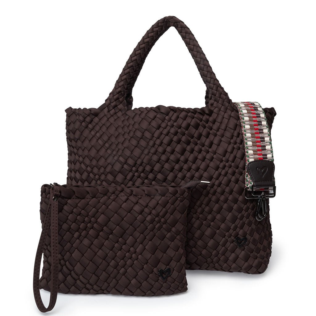 Woven Large leather Bag