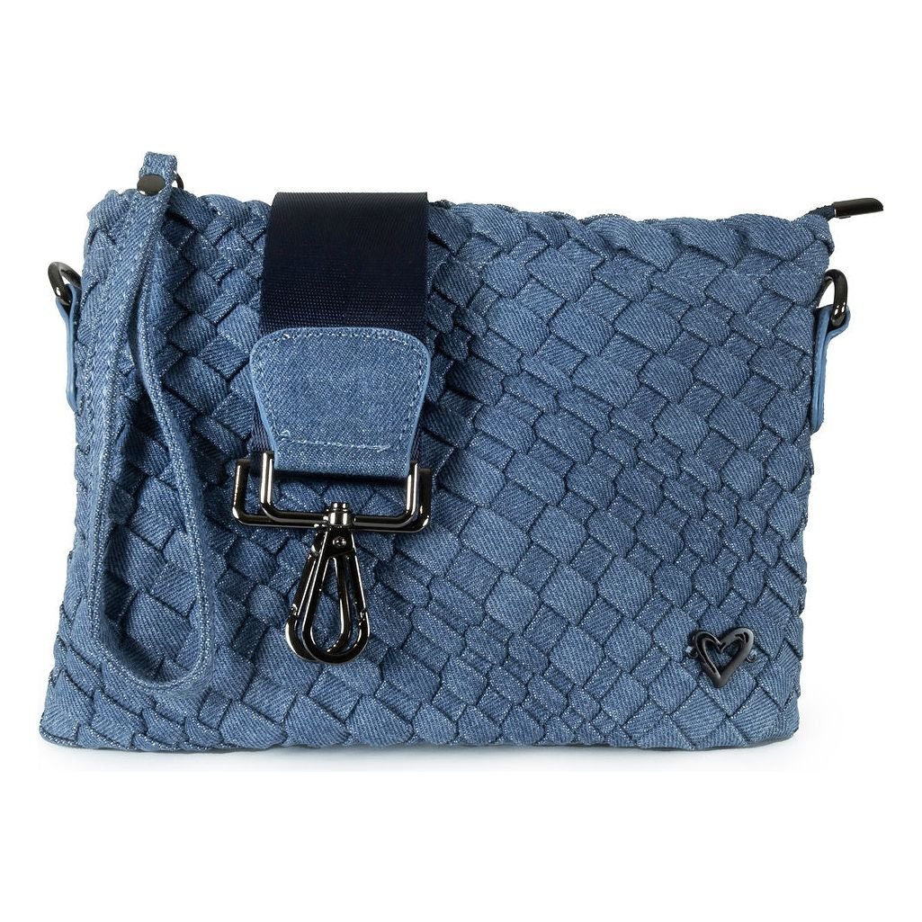 Black Wrenlee Woven Flap Crossbody main image 1