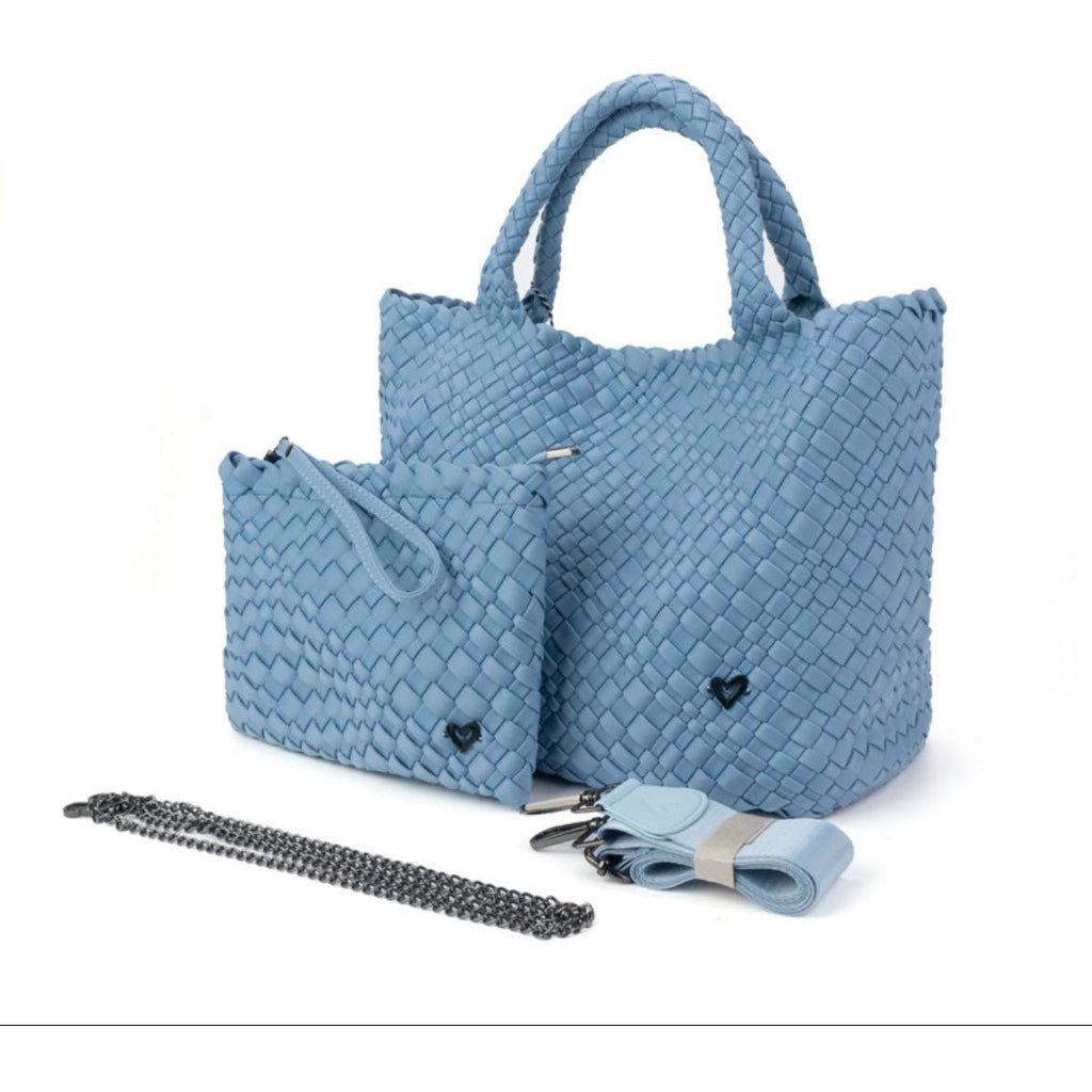 NEW London Hand-woven Large Tote - Sky Blue preneLOVE®