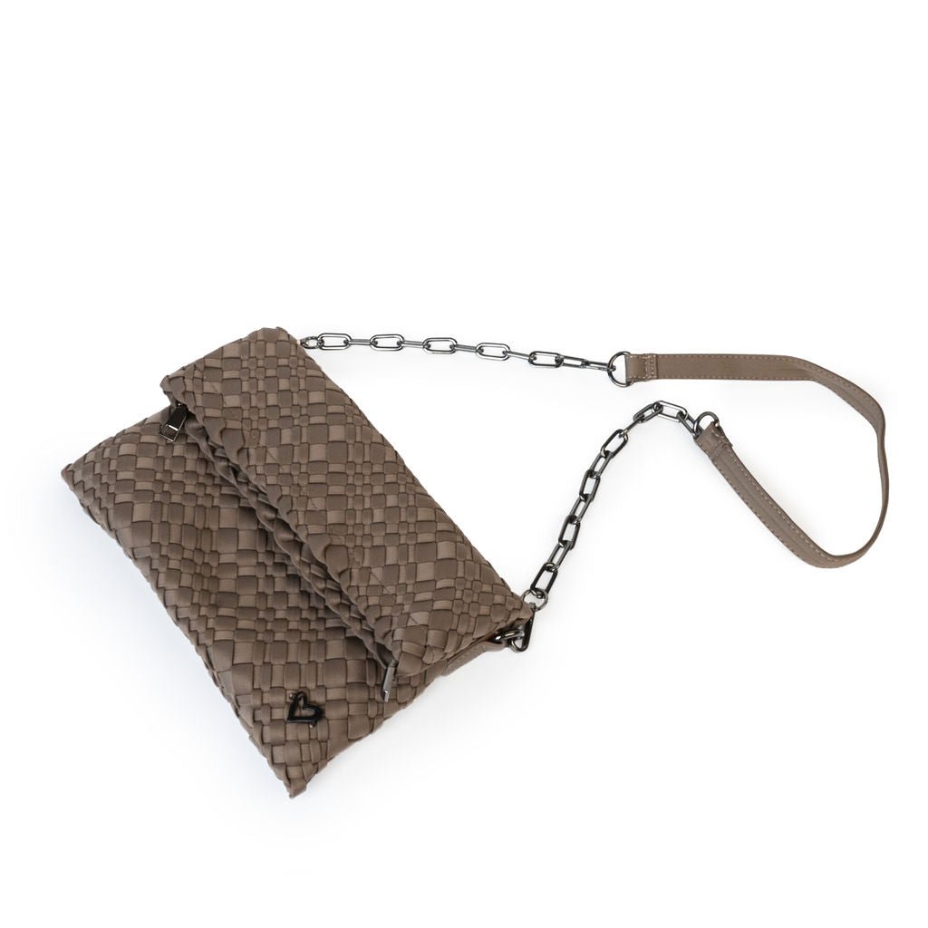 NEW Victoria Hand-woven Convertible Clutch - Buff preneLOVE®